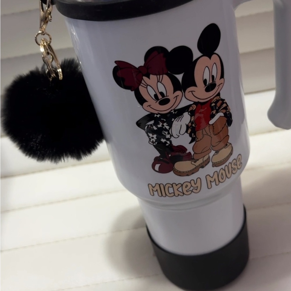 Mickey Mouse Travel Mug with Keychain